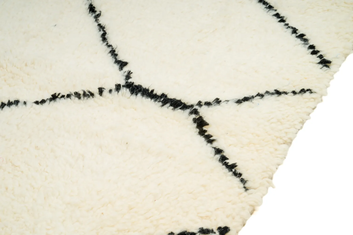 Kilim Moroccan Berber rug Beni Ourain 210 x 285 cm