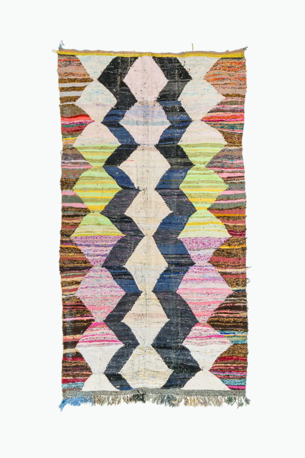 Moroccan Berber rug Boucherouite 155 x 285 cm