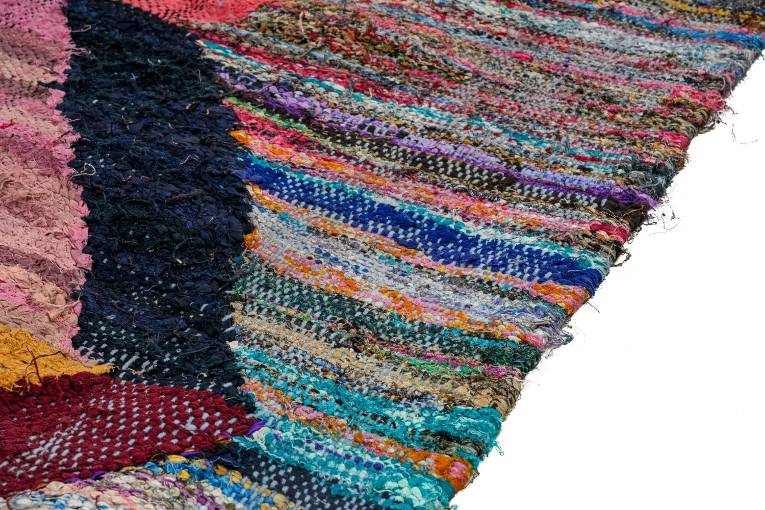 Moroccan Berber rug Boucherouite 150 x 325 cm