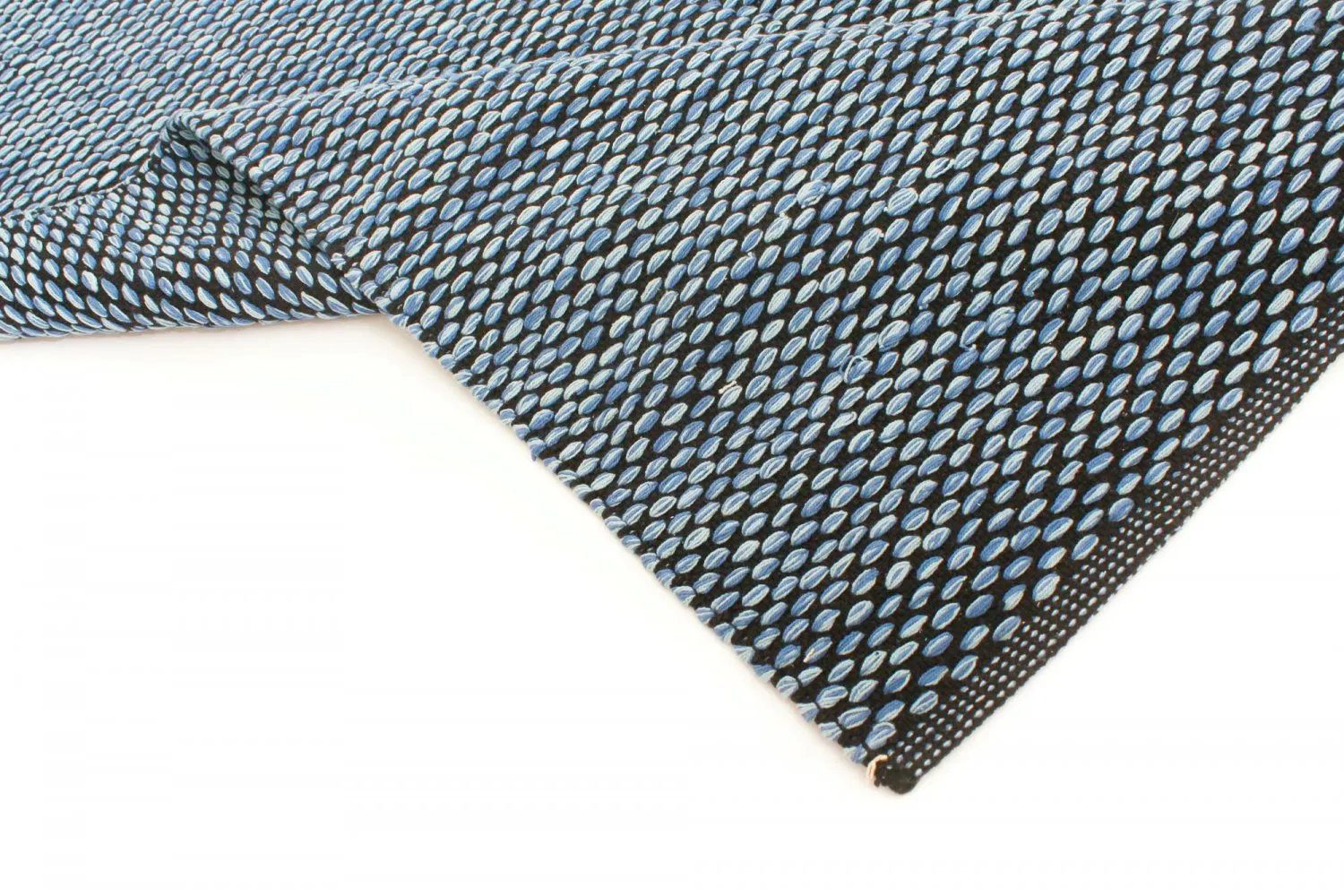 Rag rug - Tuva (blue)