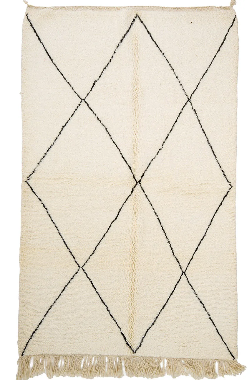 Kilim Moroccan Berber rug Beni Ourain 155 x 265 cm