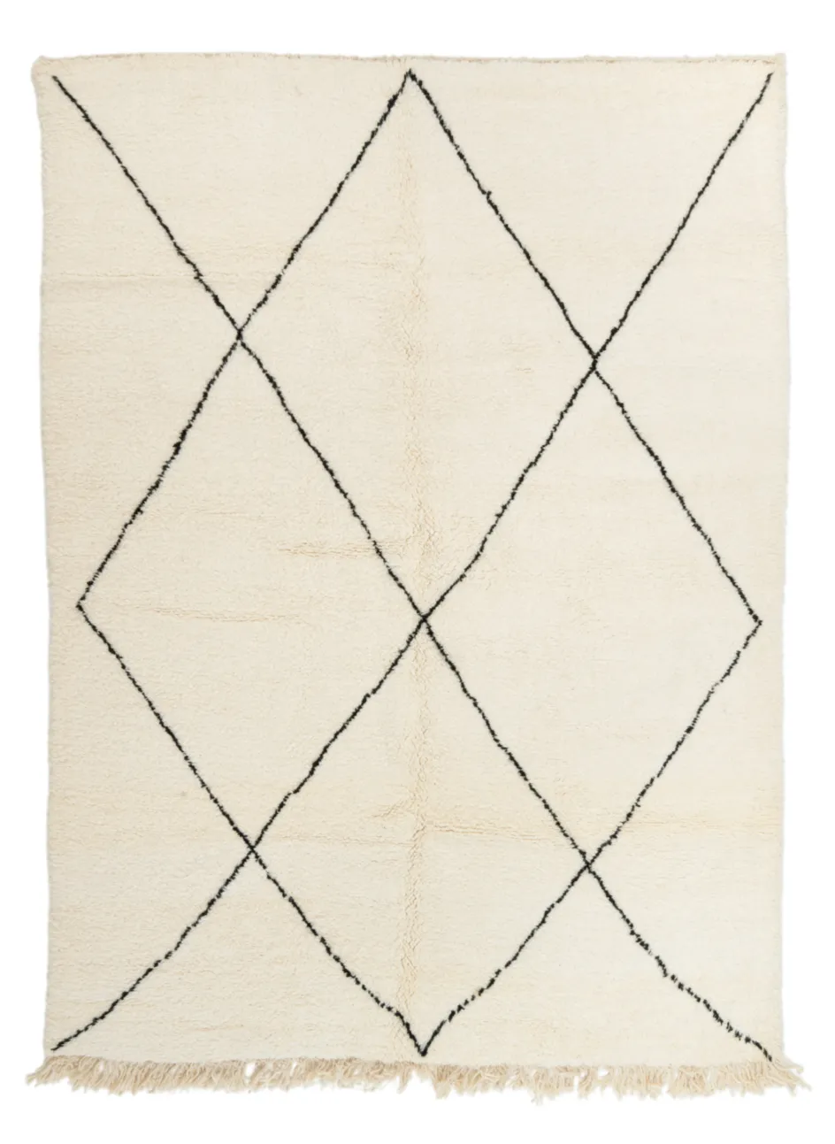 Kilim Moroccan Berber rug Beni Ourain 215 x 300 cm
