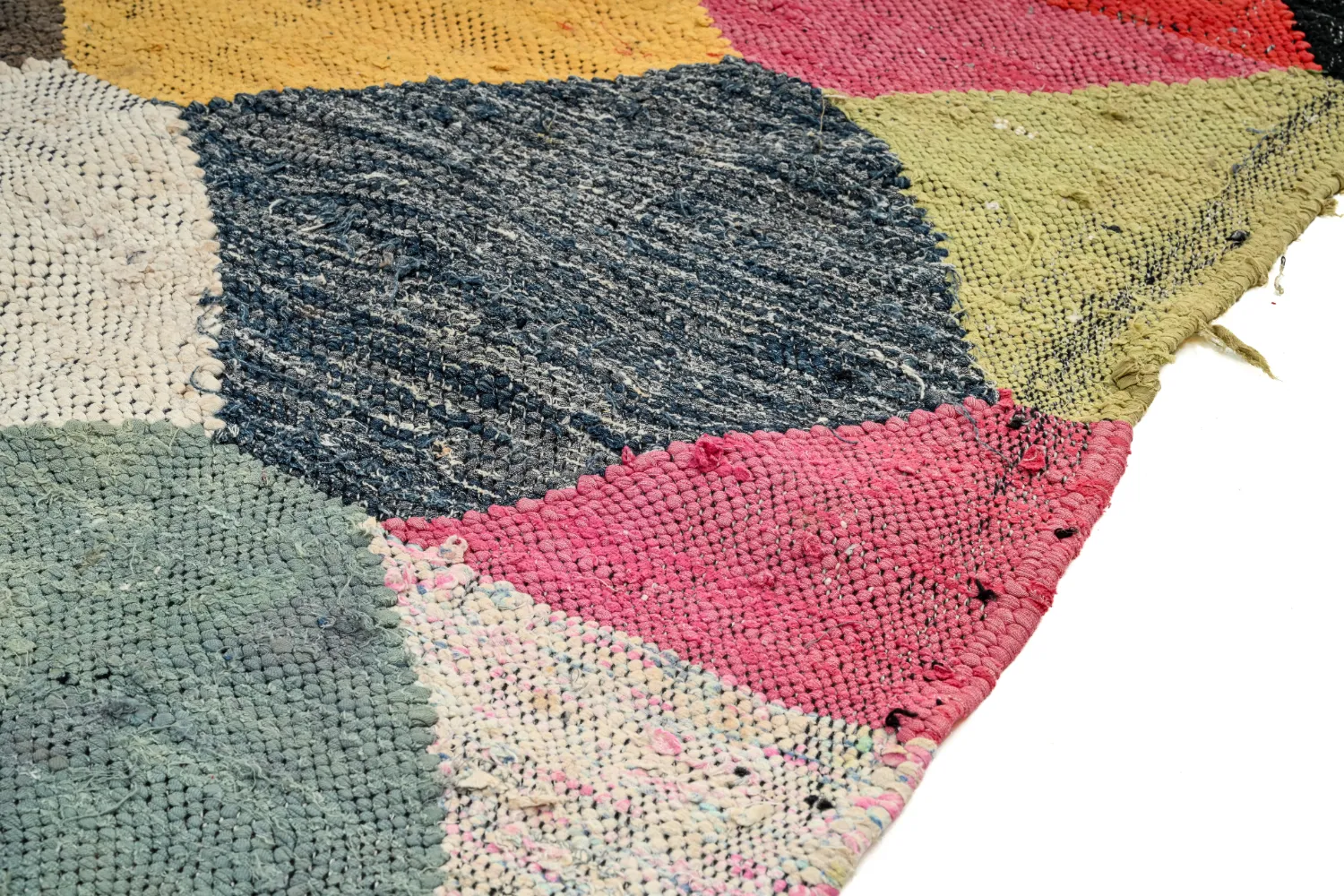 Moroccan Berber rug Boucherouite 145 x 300 cm