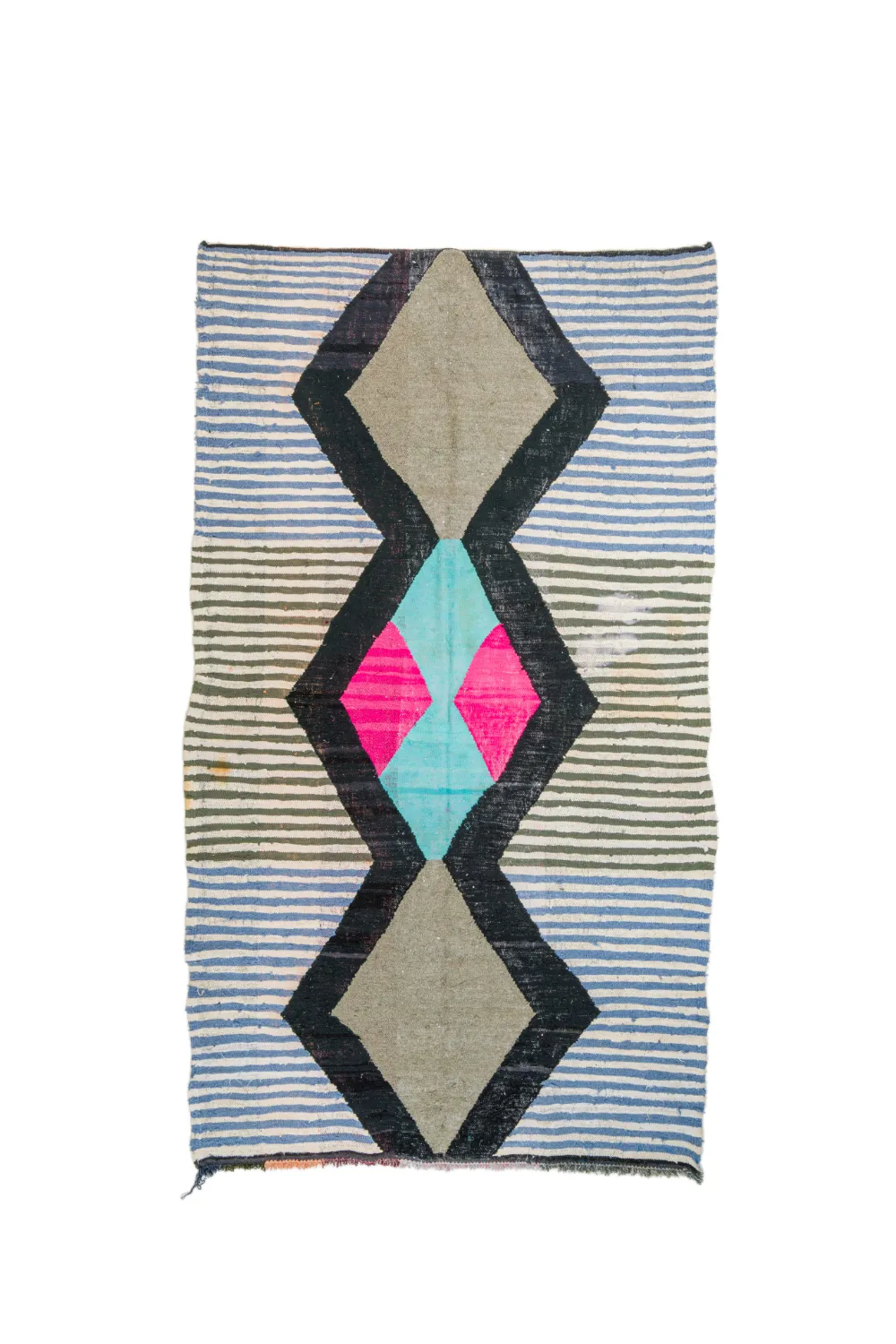 Moroccan Berber rug Boucherouite 155 x 275 cm