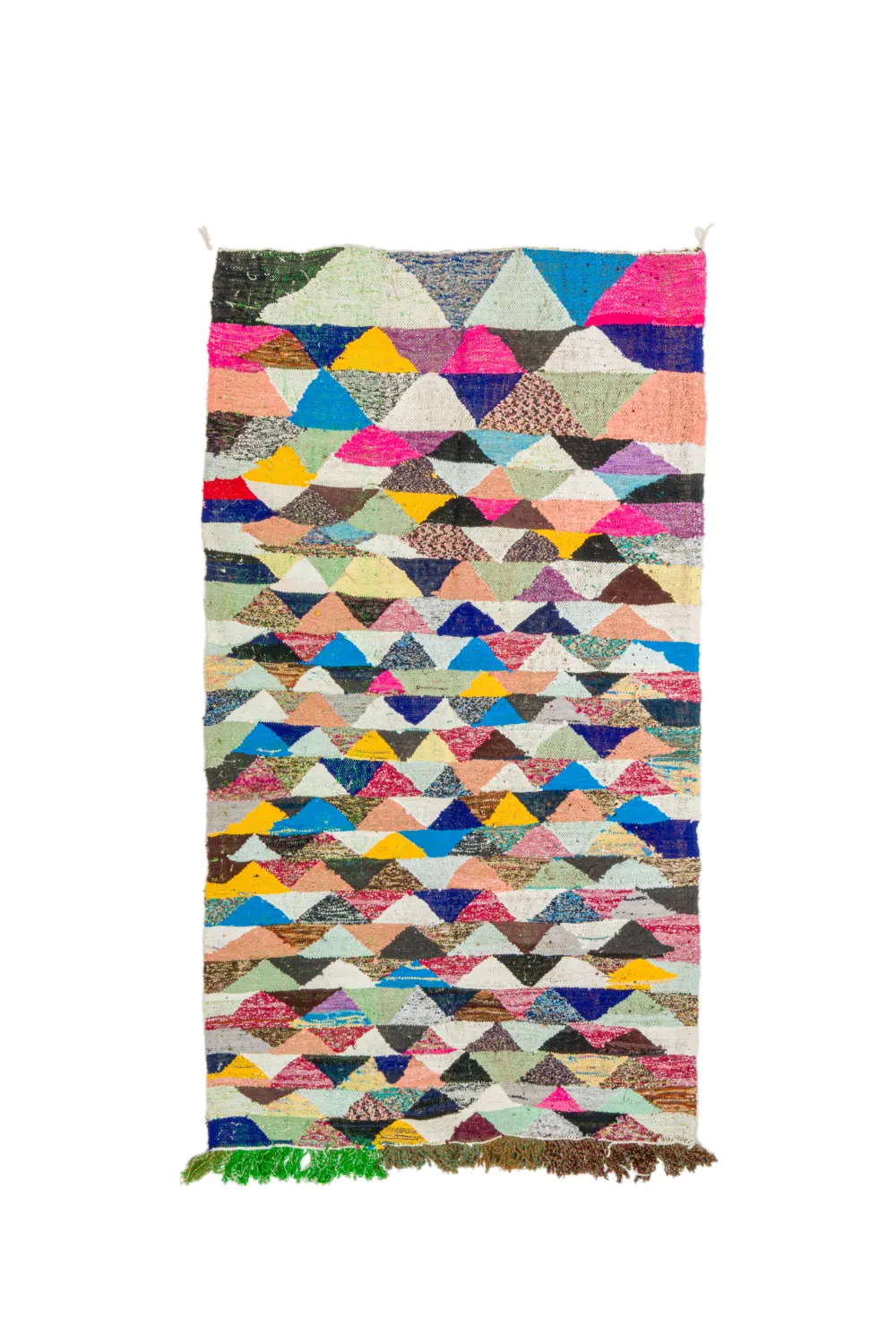 Moroccan Berber rug Boucherouite 125 x 225 cm
