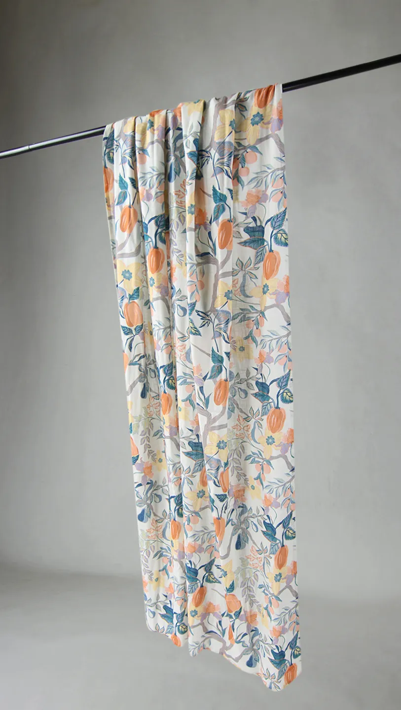 Curtains - Cotton curtain - Sofi-Lee (orange)