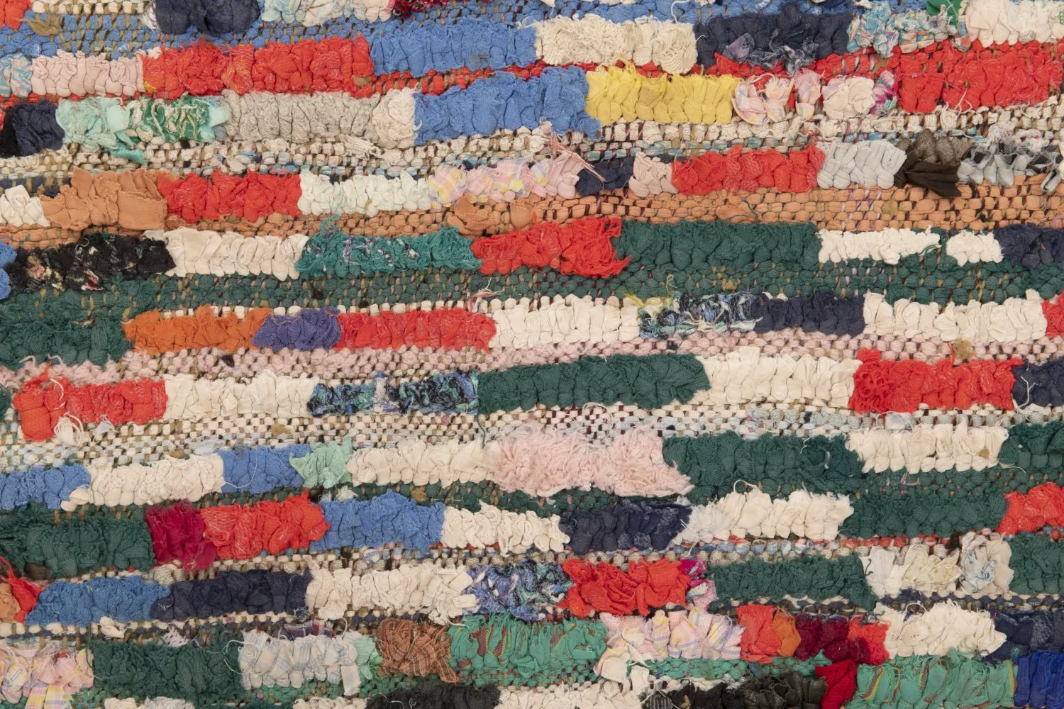Moroccan Berber rug Boucherouite 225 x 170 cm