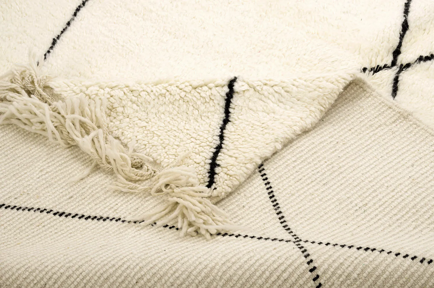 Kilim Moroccan Berber rug Beni Ourain 155 x 265 cm