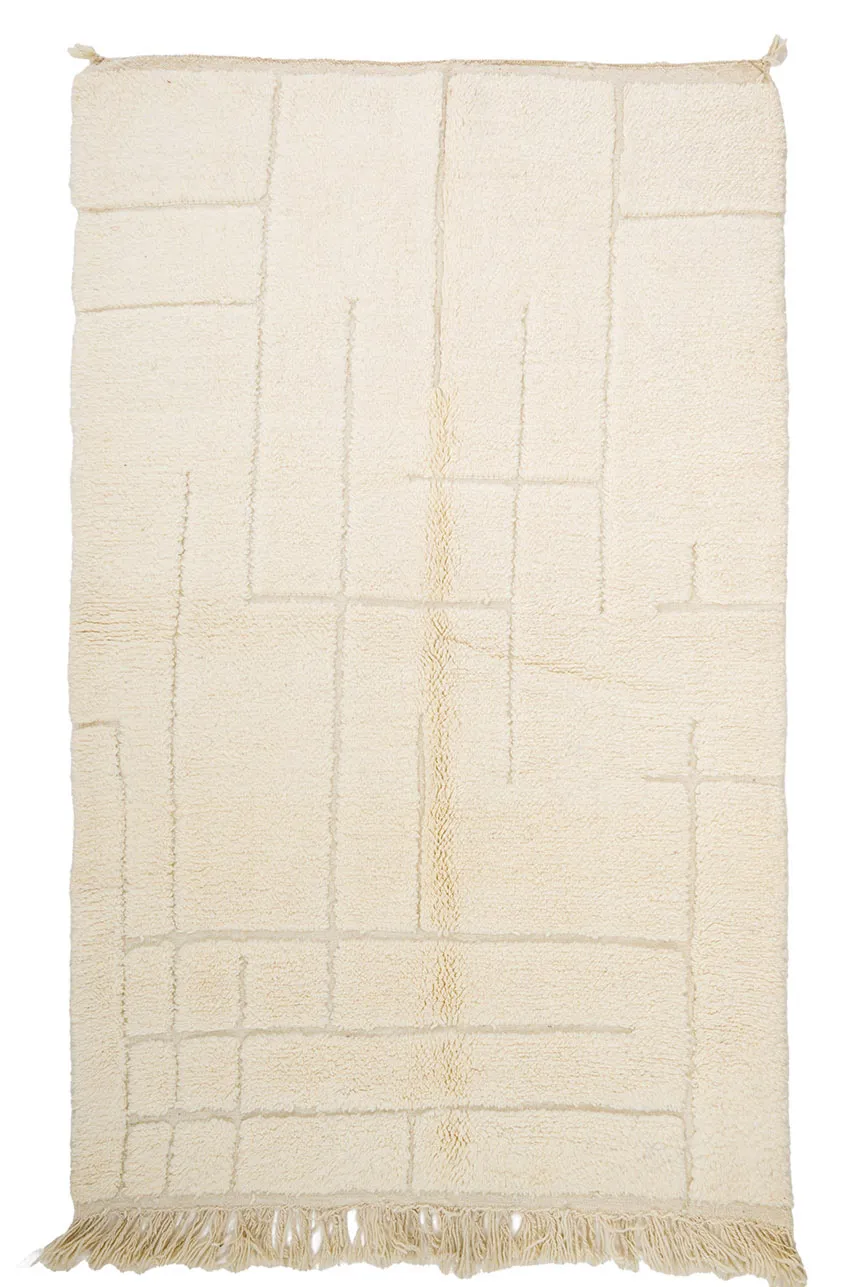 Kilim Moroccan Berber rug Beni Ourain 145 x 245 cm