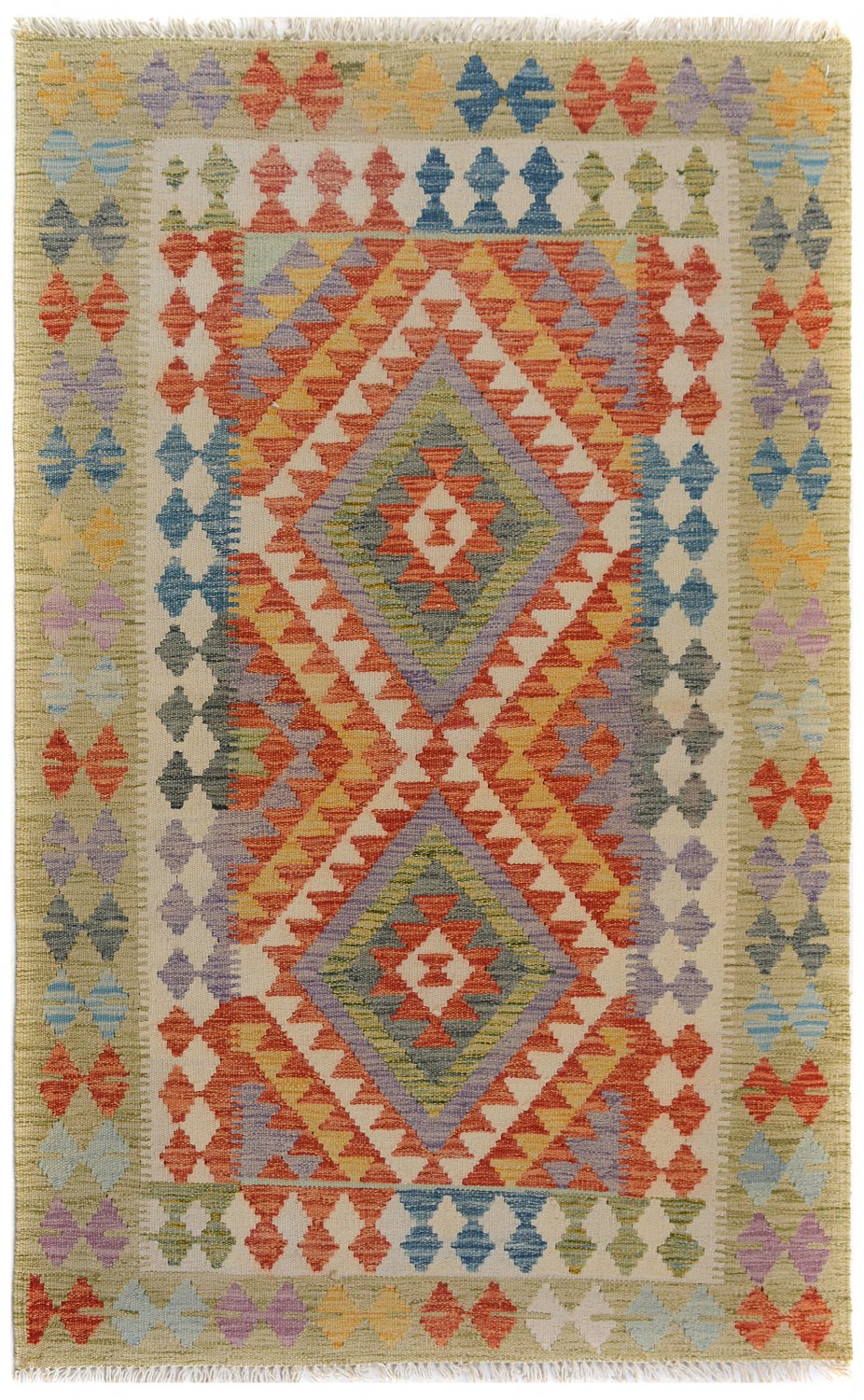 Kilim rug Afghan 155 x 97 cm