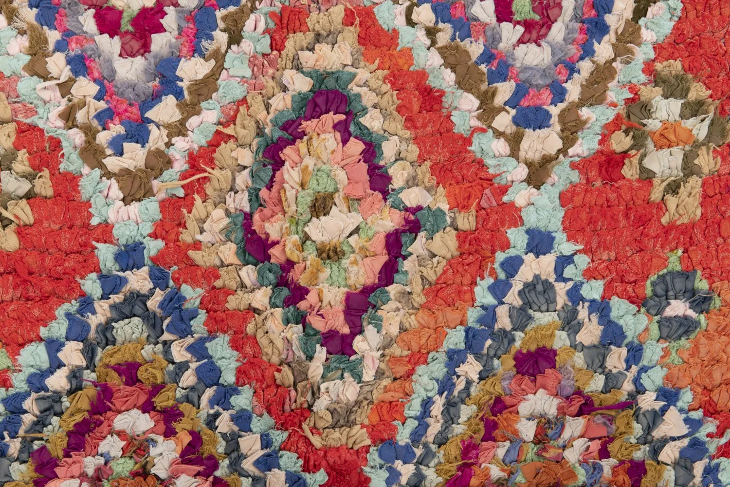 Moroccan Berber rug Boucherouite 285 x 100 cm