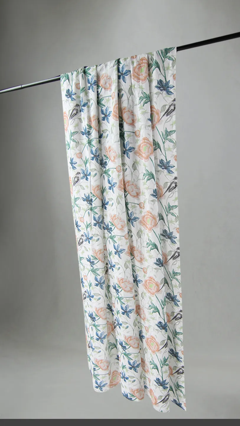 Curtains - Cotton curtain - Gullan (orange)