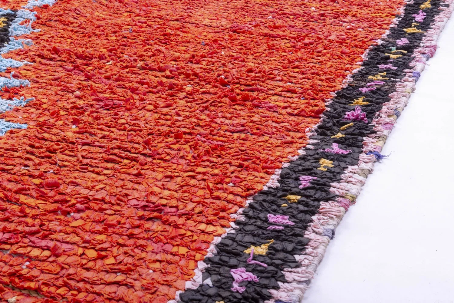 Moroccan Berber rug Boucherouite 365 x 175 cm