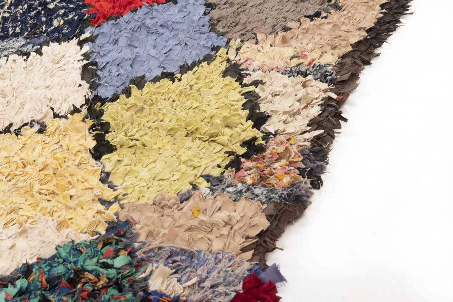 Moroccan Berber rug Boucherouite 190 x 100 cm