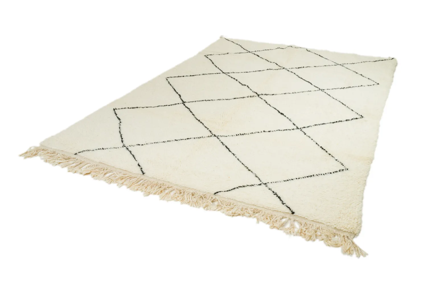 Kilim Moroccan Berber rug Beni Ourain 205 x 305 cm