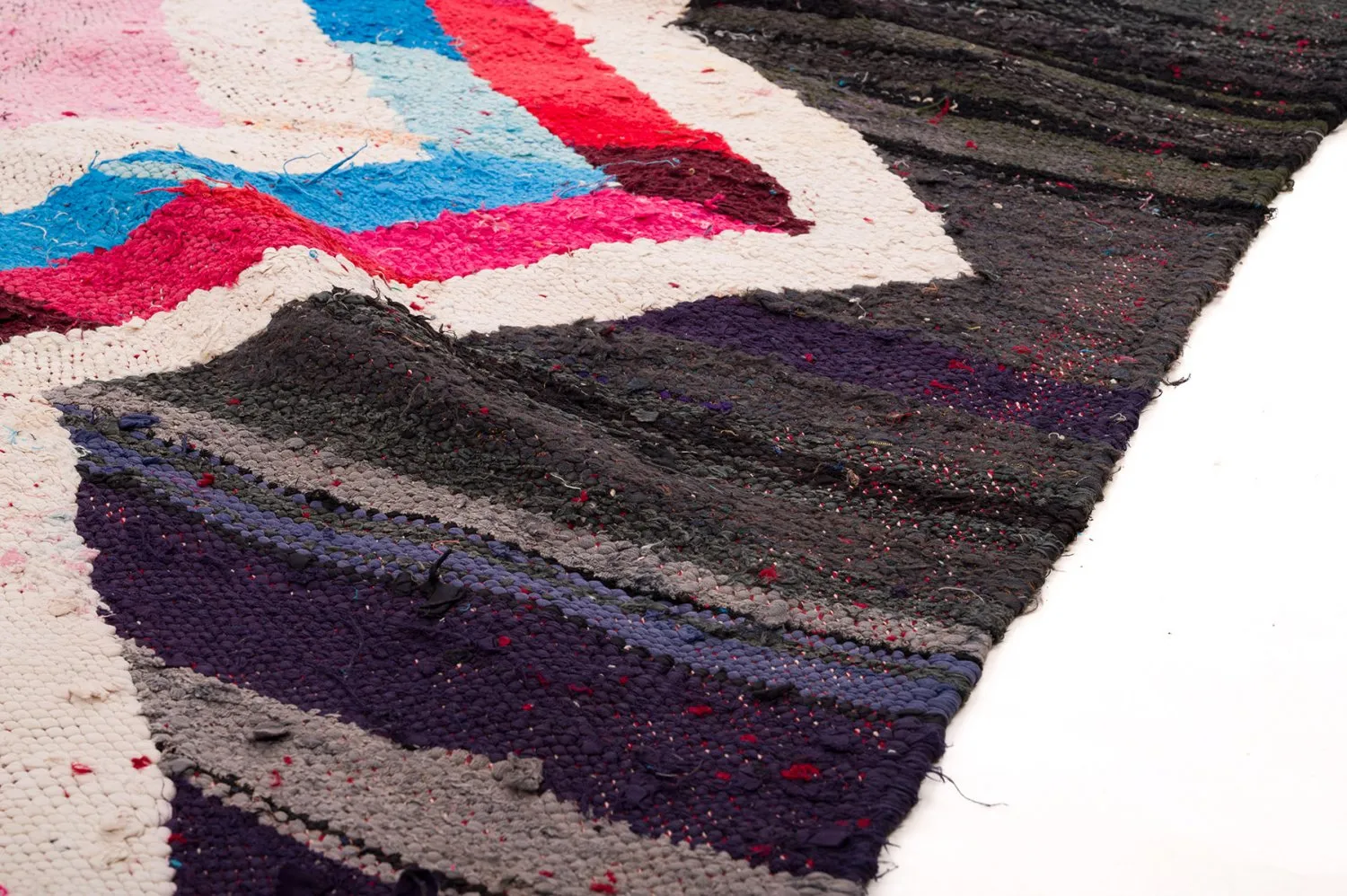 Moroccan Berber rug Boucherouite 150 x 315 cm