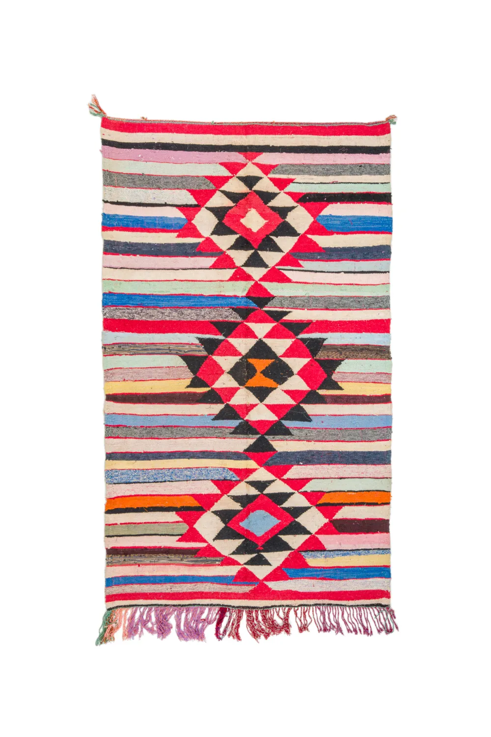 Moroccan Berber rug Boucherouite 145 x 250 cm