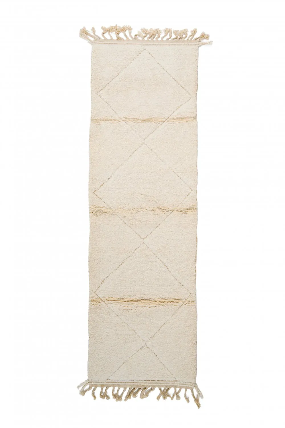 Kilim Moroccan Berber rug Beni Ourain 295 x 90 cm