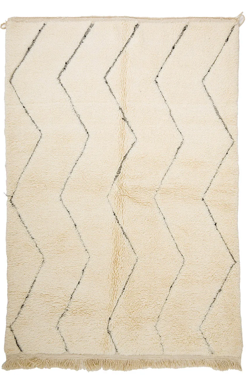 Kilim Moroccan Berber rug Beni Ourain 170 x 250 cm