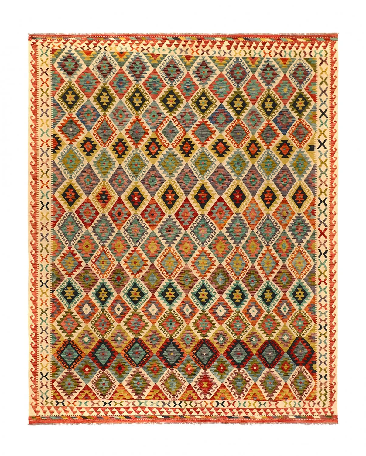 Oriental kilim rug 394 x 309 cm