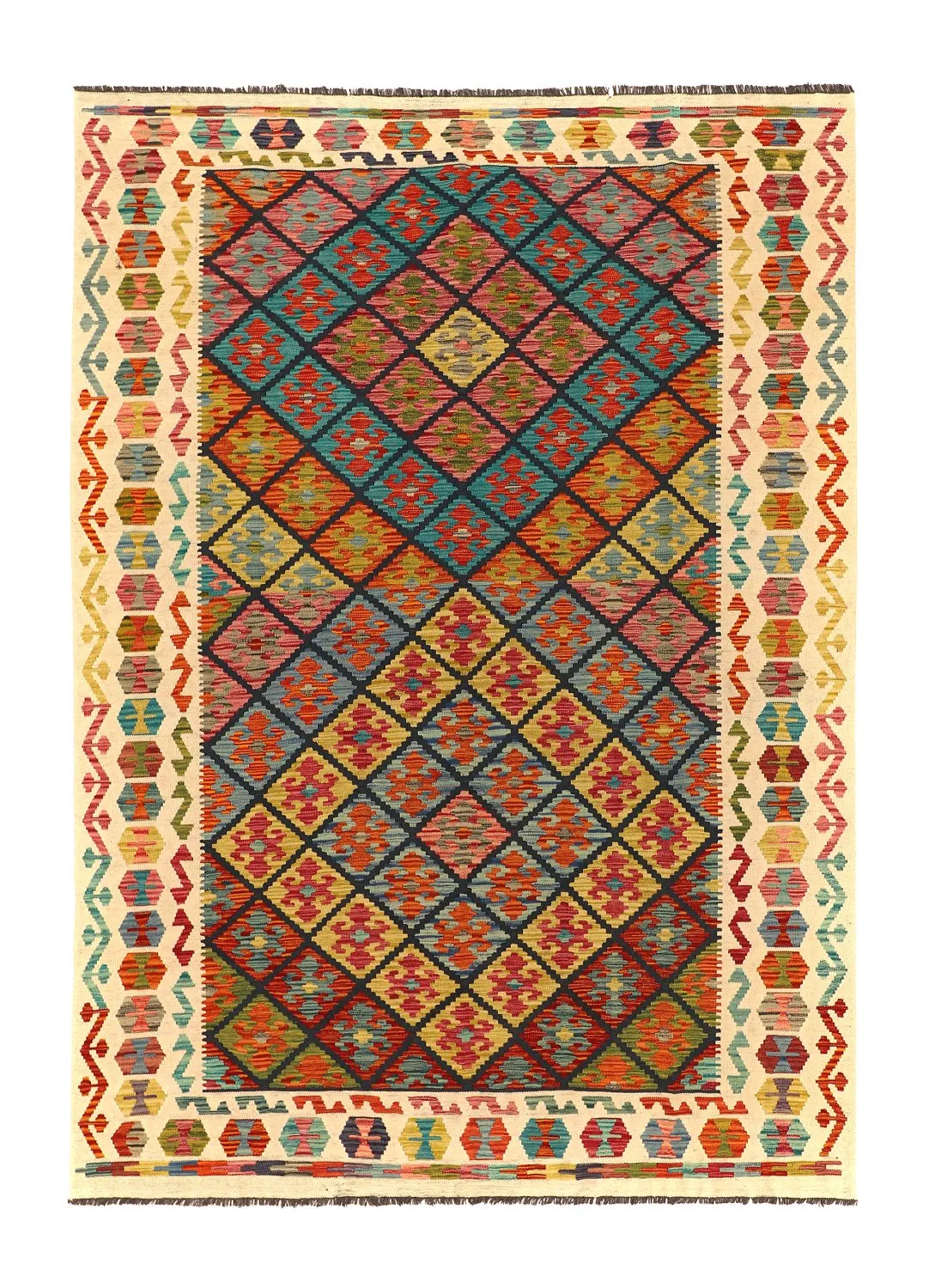 Oriental kilim rug 257 x 184 cm