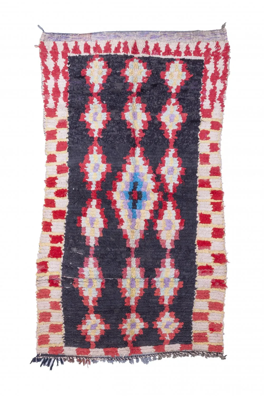 Moroccan Berber rug Boucherouite 235 x 130 cm