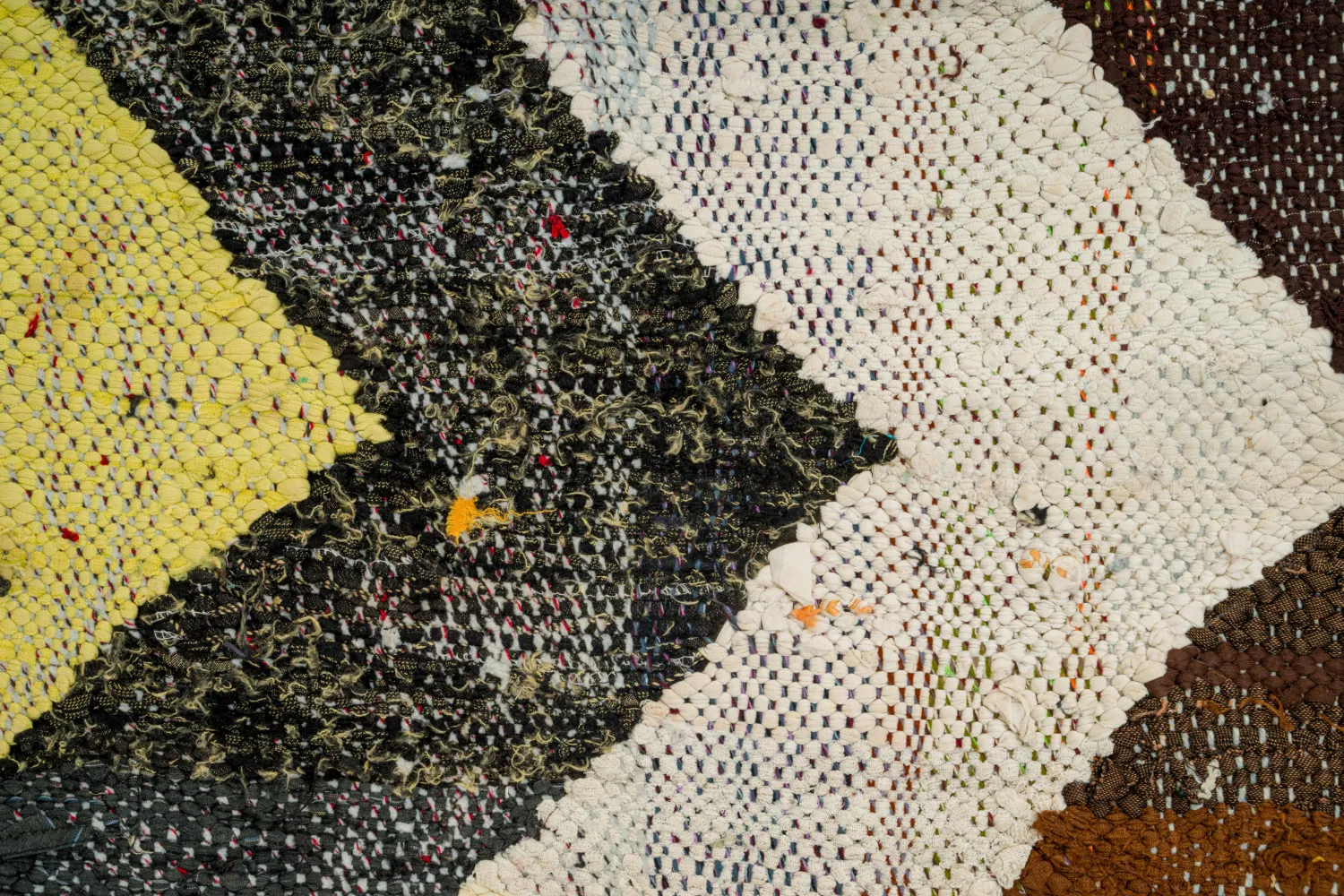 Moroccan Berber rug Boucherouite 135 x 230 cm
