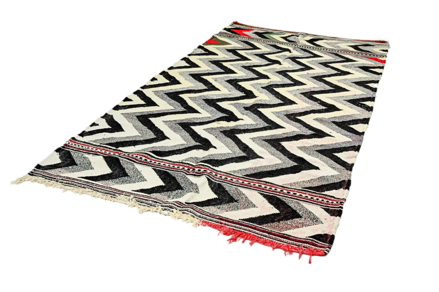Moroccan Berber rug Boucherouite 150 x 280 cm