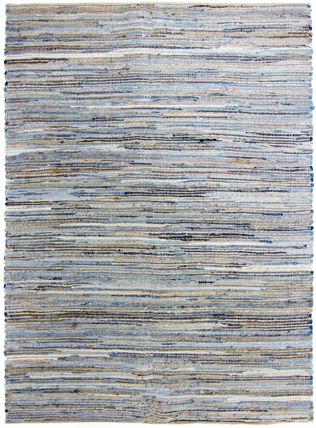 Rag rug - Darsi (blue/beige)
