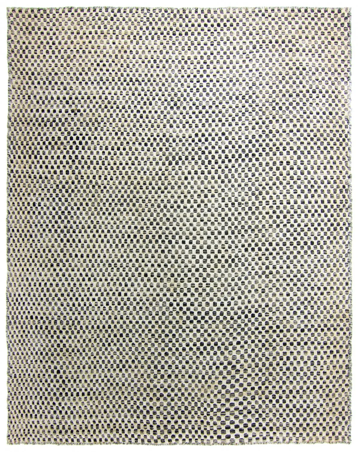 Wool rug - Jenim (black/beige)
