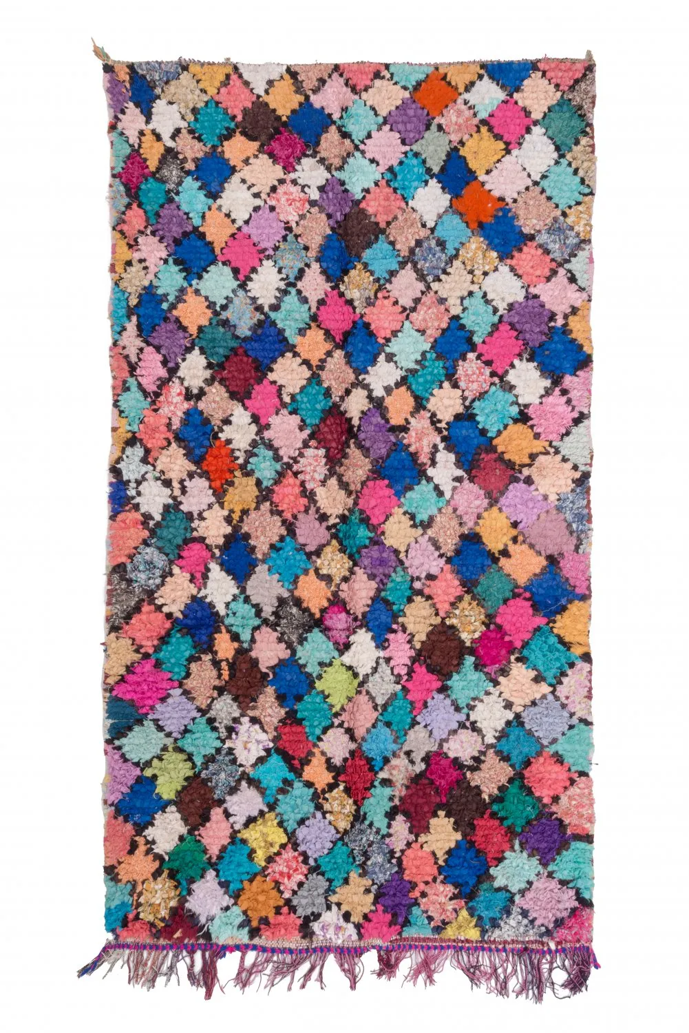Moroccan Berber rug Boucherouite 255 x 135 cm