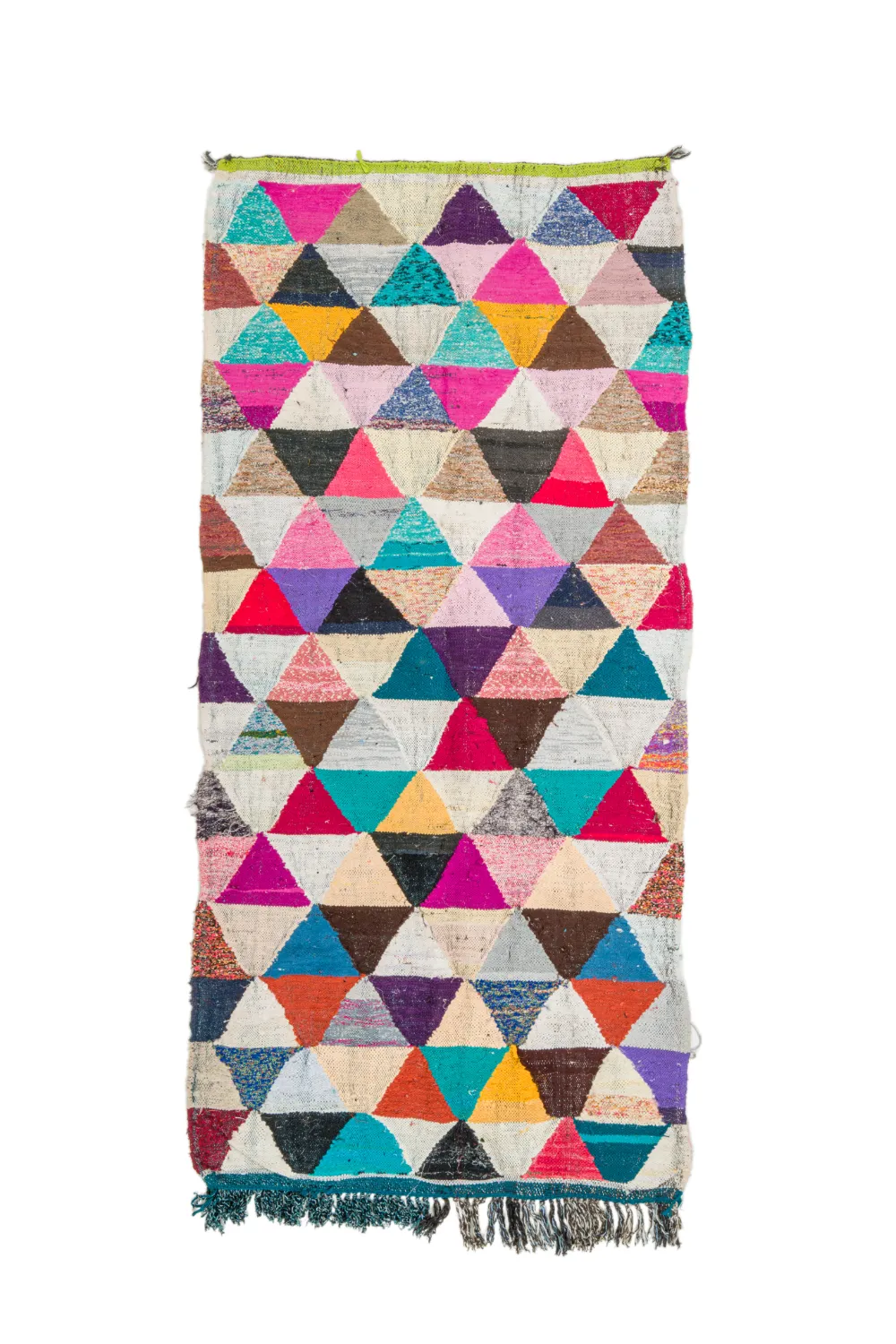 Moroccan Berber rug Boucherouite 130 x 280 cm
