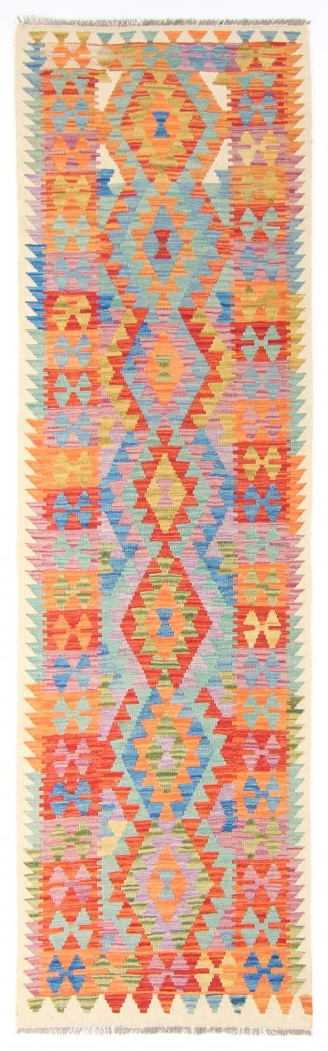 Oriental kilim rug 287 x 84 cm