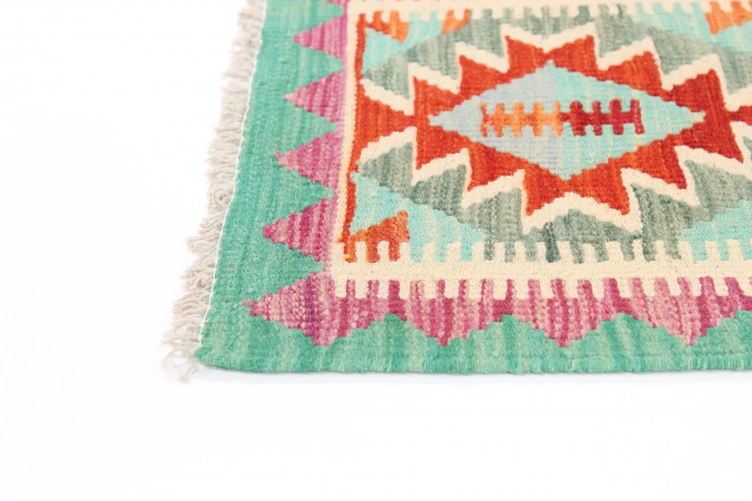 Oriental kilim rug 205 x 63 cm