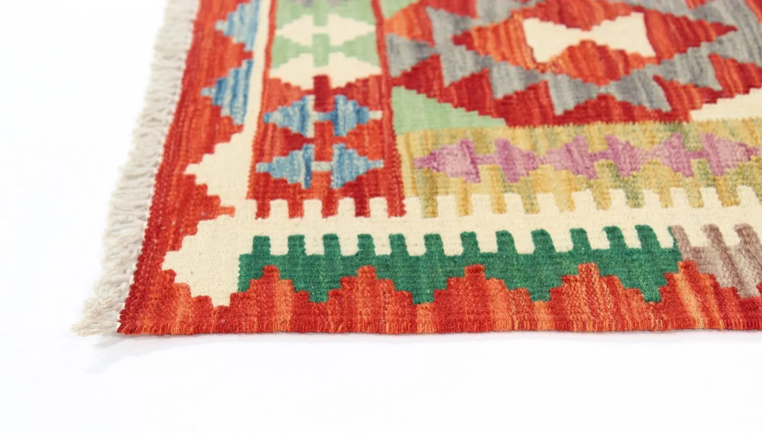 Oriental kilim rug 203 x 67 cm