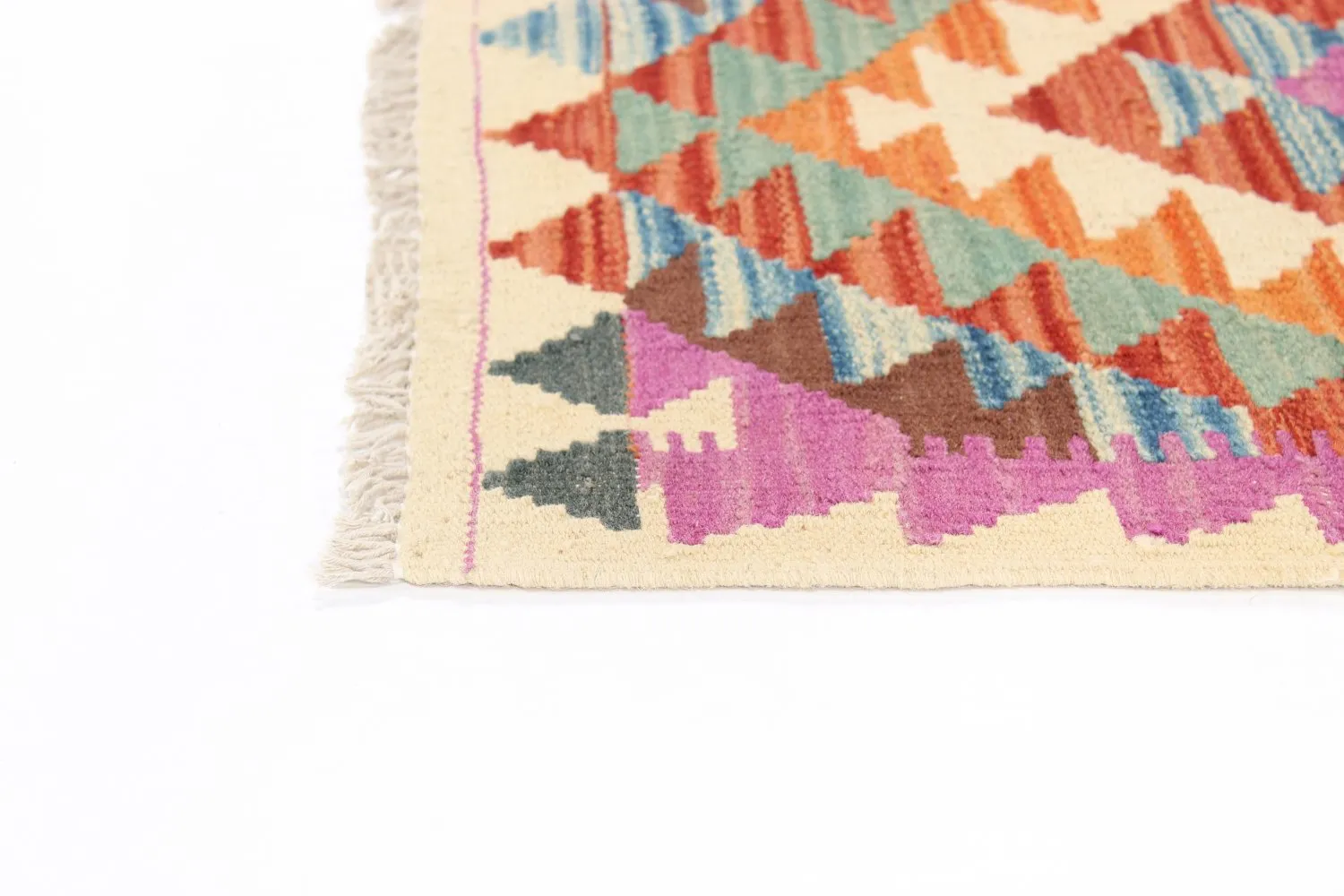 Oriental kilim rug 201 x 69 cm