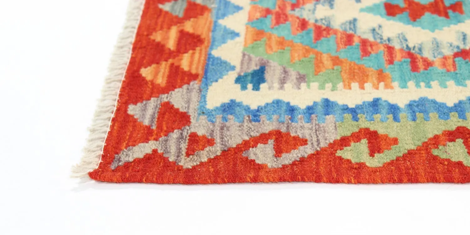 Oriental kilim rug 203 x 70 cm