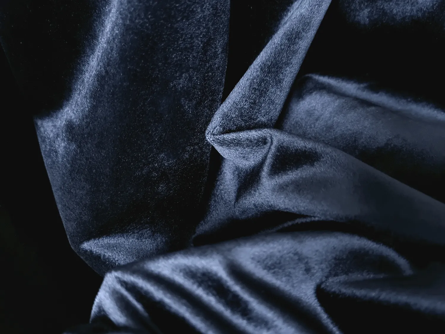 Curtains - Velvet curtains Marlyn (navy)
