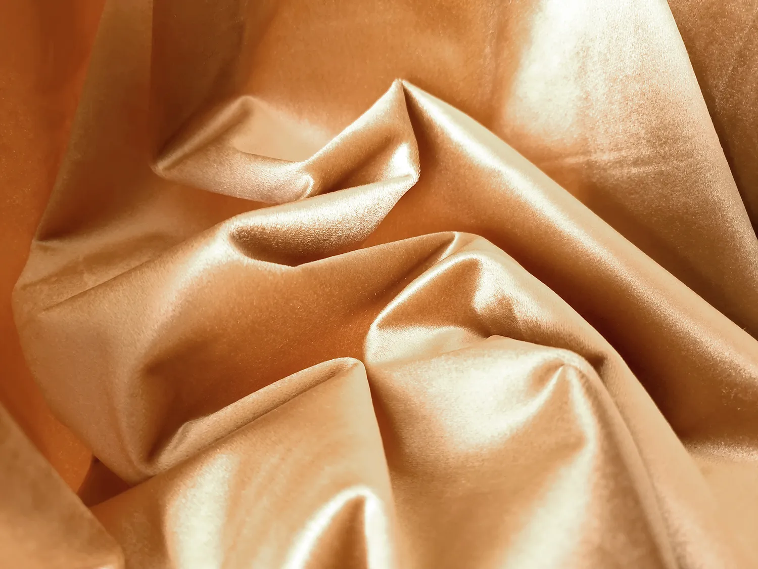 Curtains - Velvet curtains Marlyn (apricot)