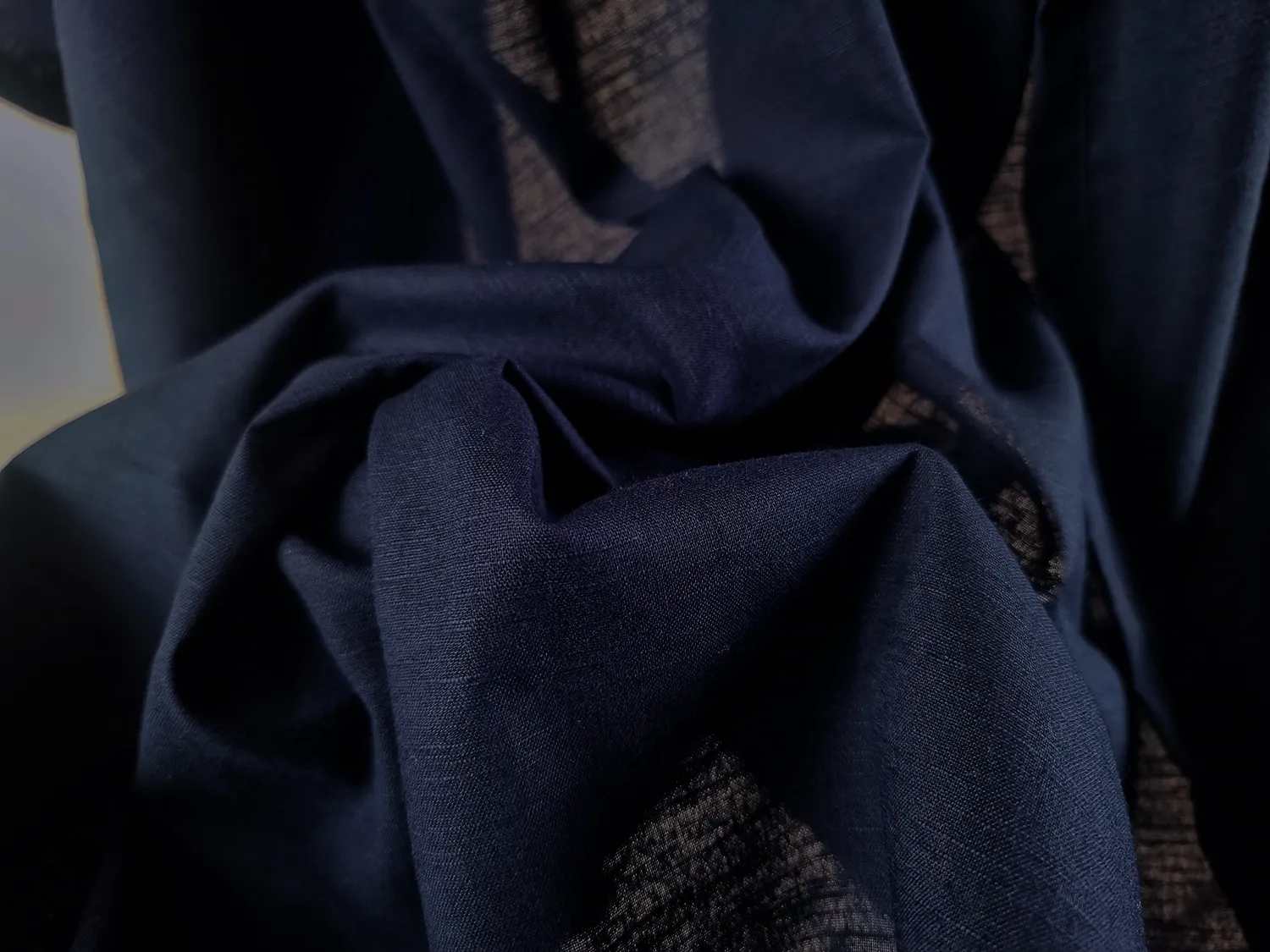 Curtains - Cotton curtain Adriana (black)