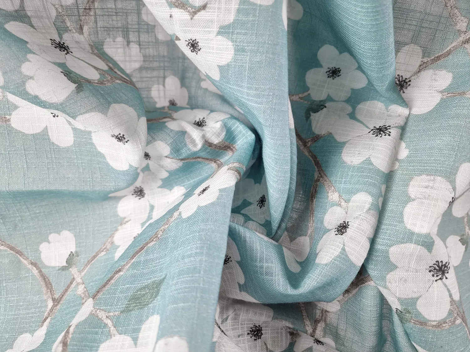 Curtains - Cotton curtain - Pia-Li (turqouise)
