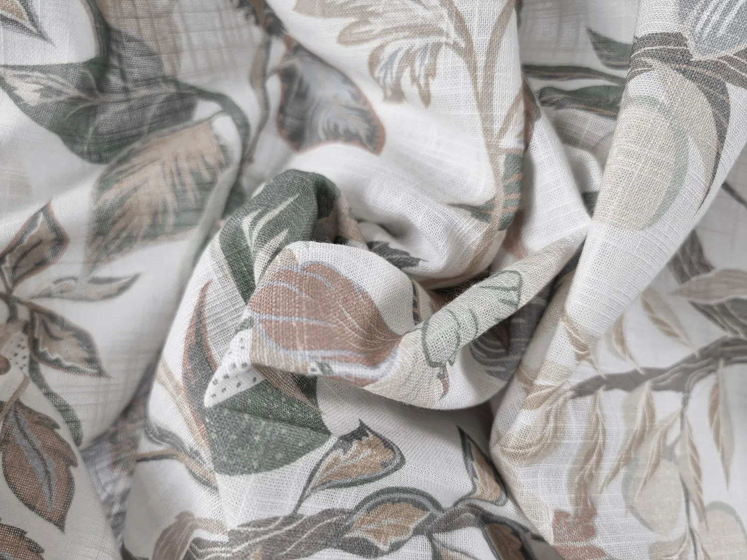 Curtains - Cotton curtain - Serena (grey/beige)