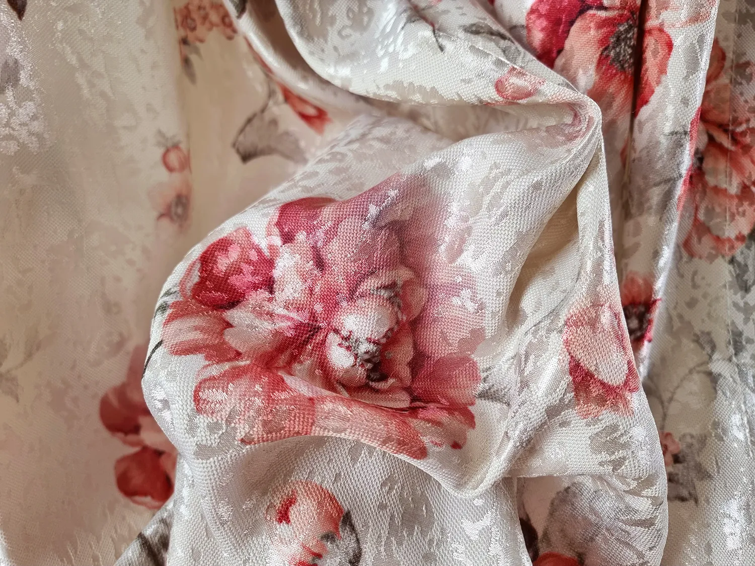 Curtain - Blom (pink)