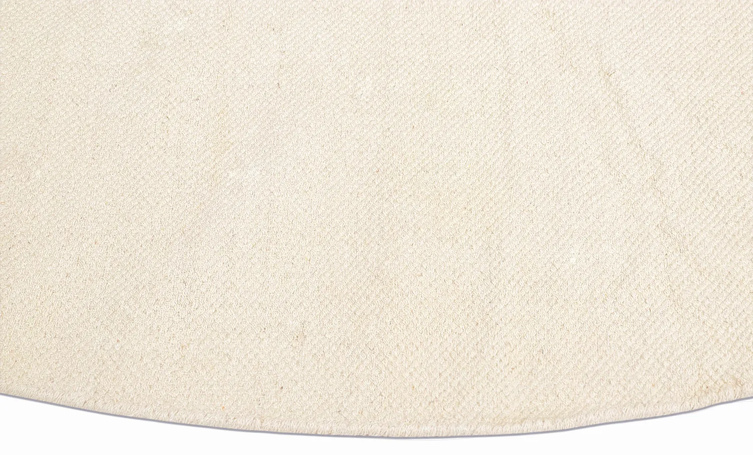 Round cotton rug - Billie (white)