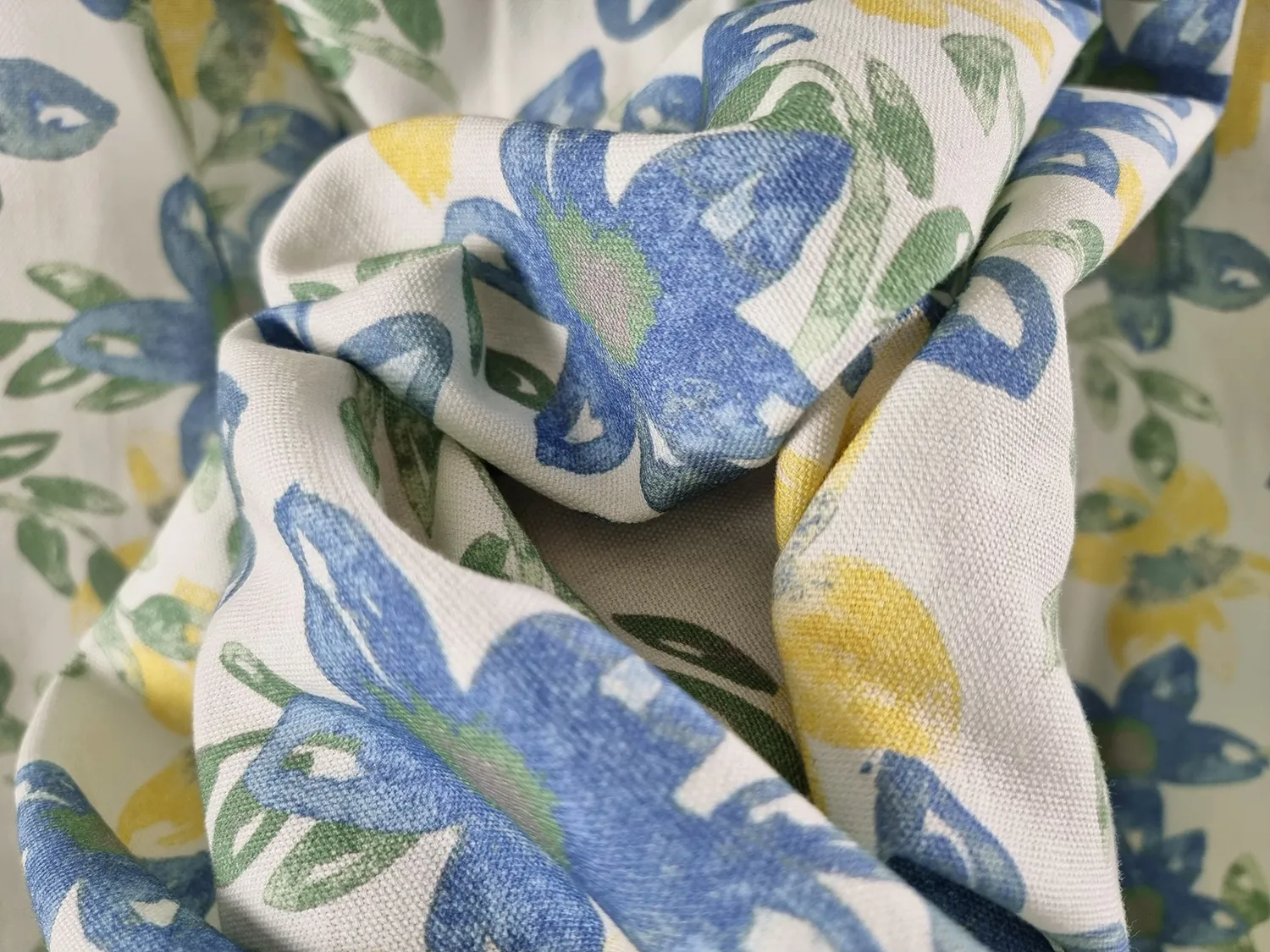 Curtains - Cotton curtain Petite (blue)