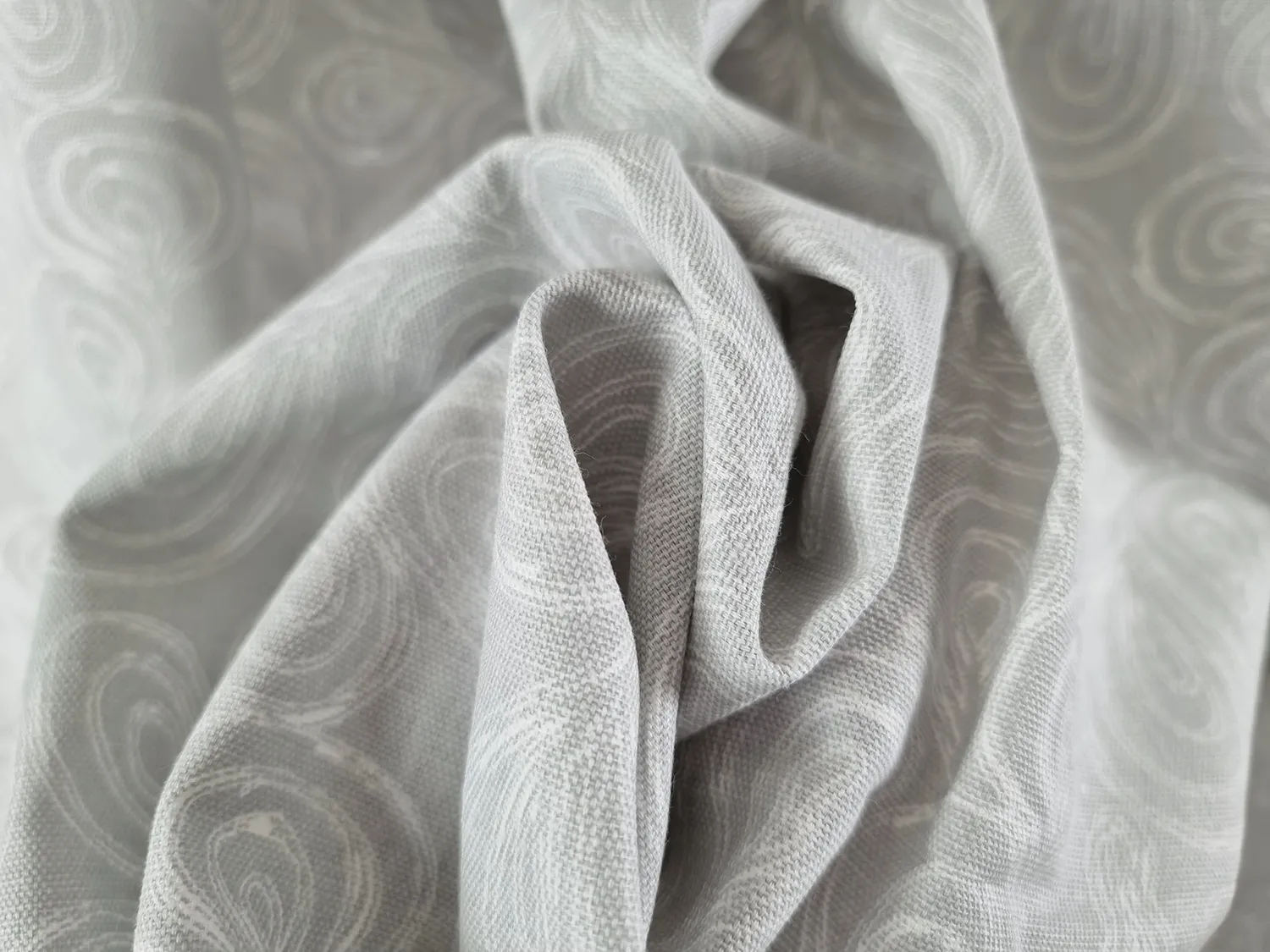 Curtains - Cotton curtain Merja (Grey)