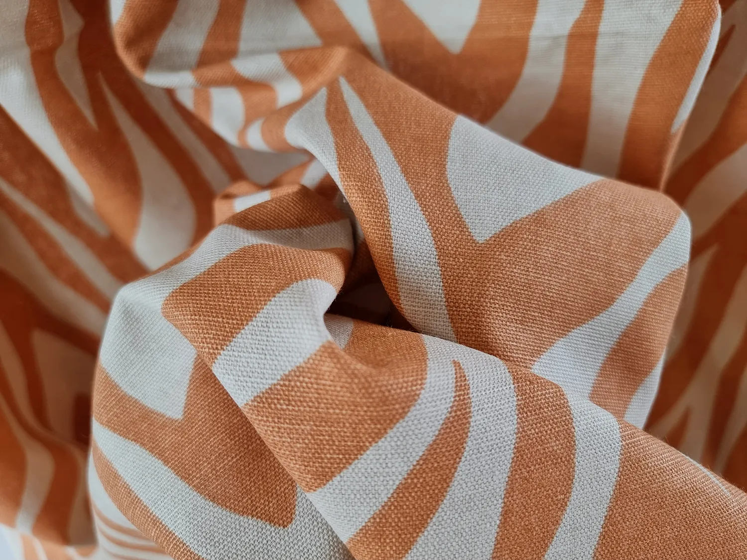 Curtains - Cotton curtain Laura (orange)