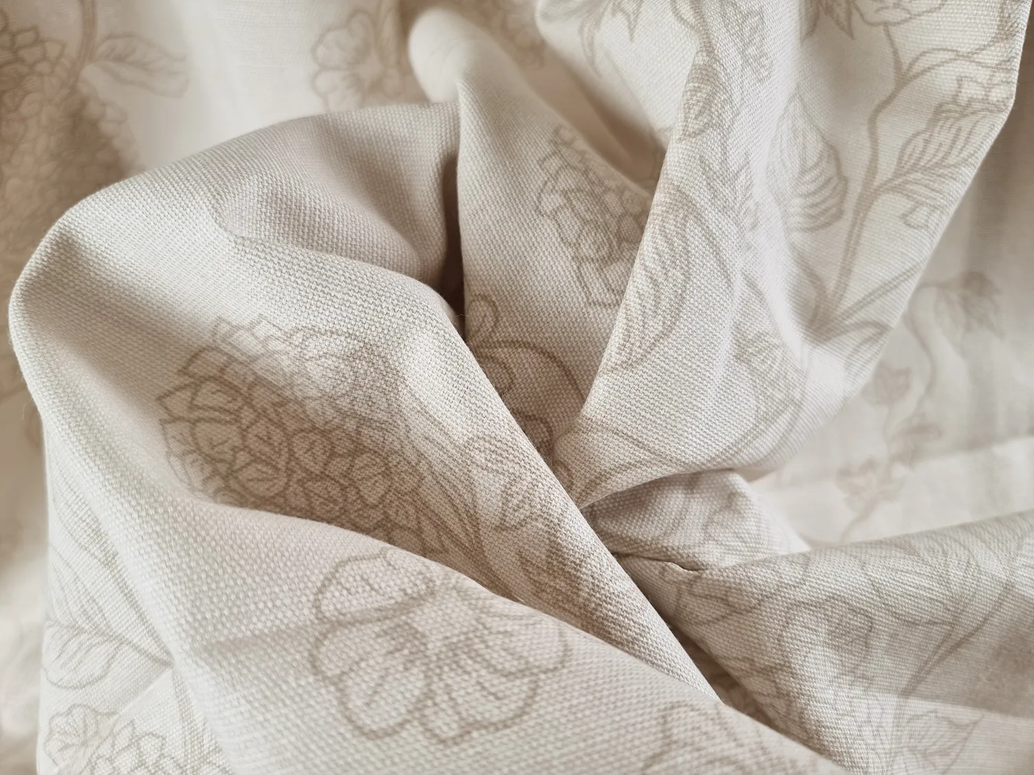 Curtains - Cotton curtain Minna (beige)