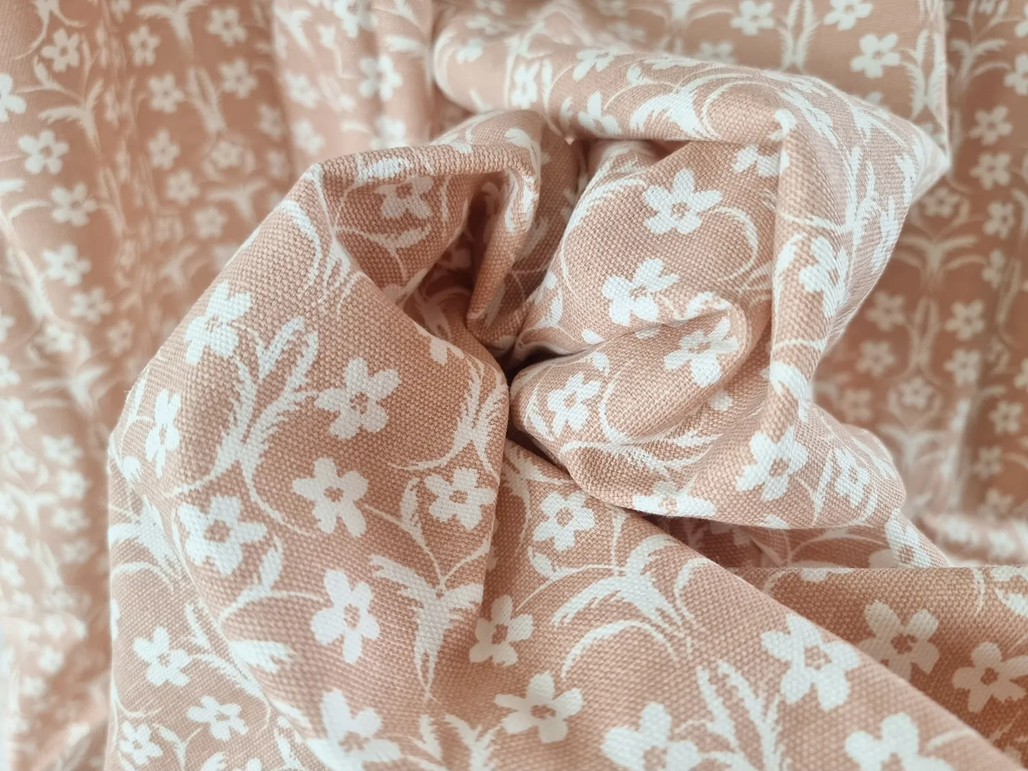 Curtains - Cotton curtain Ella (pink)