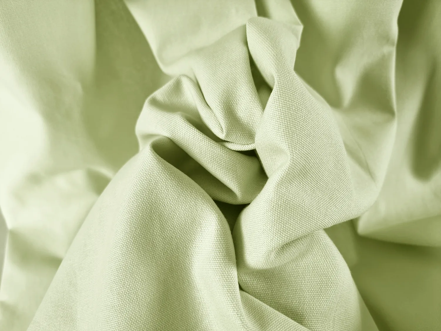 Curtains - Cotton curtain Anja (Light green)